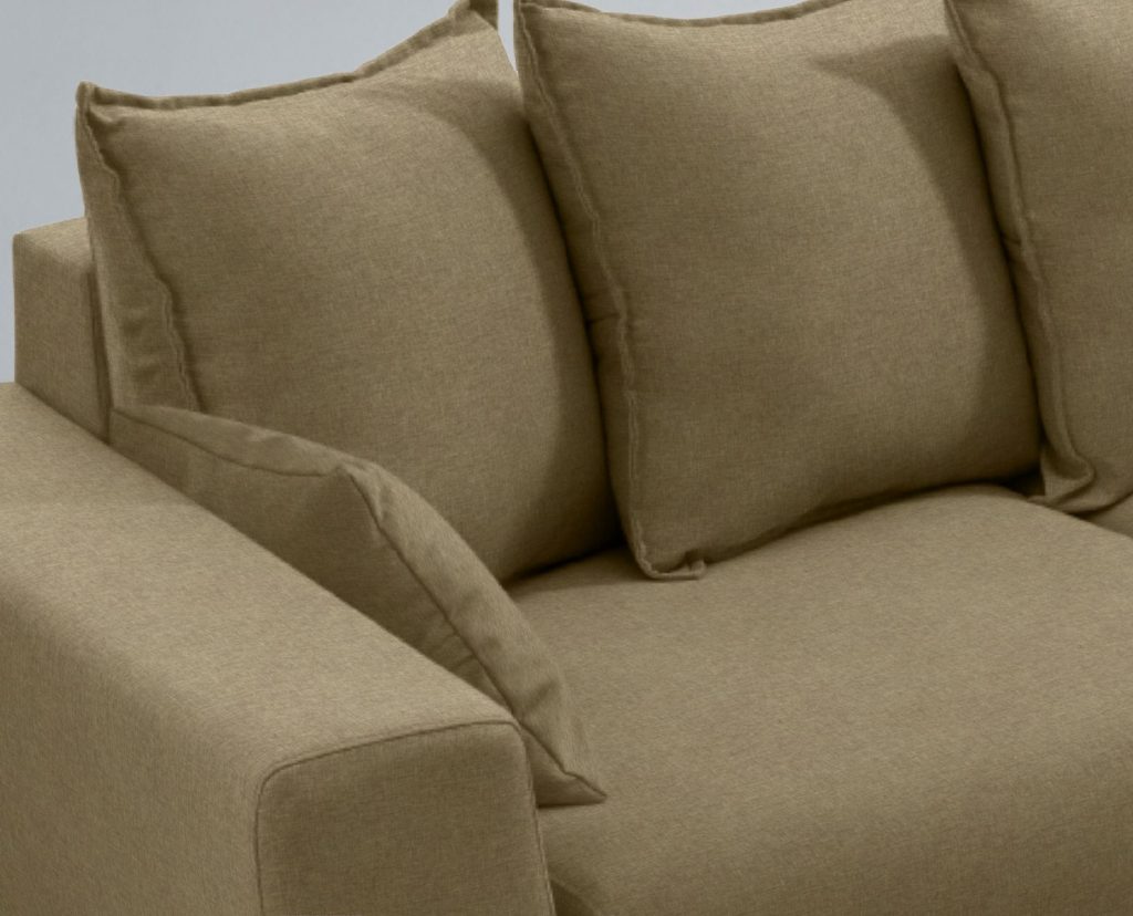 Detalle cojines sofá desenfundable - La Tienda Home