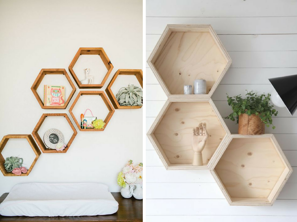 Estanterías hexagonales panal de abeja - La Tienda Home